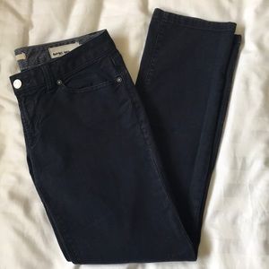 Gap indigo straight cropped jeans